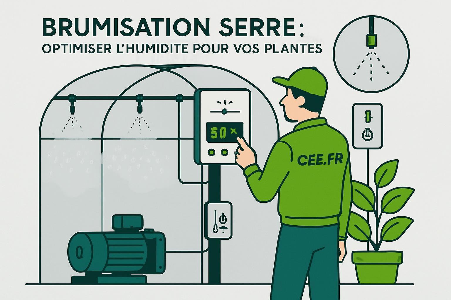 découvrez comment la brumisation en serre permet d'optimiser l'humidité pour favoriser la croissance et la santé de vos plantes.