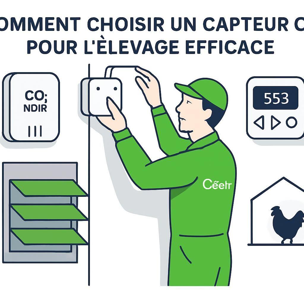 découvrez comment choisir un capteur co2 efficace pour l’élevage afin d’assurer un environnement sain et optimiser la santé de vos animaux.