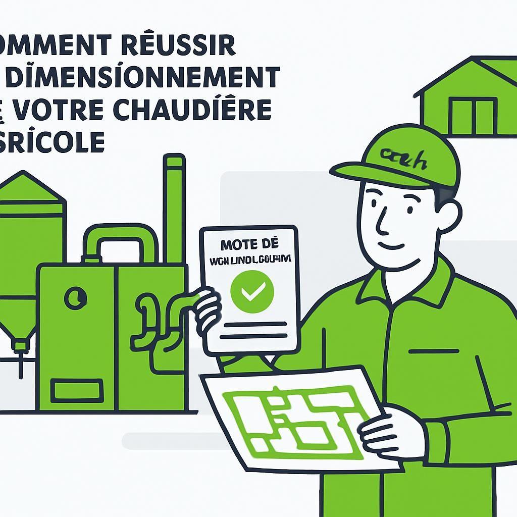 découvrez les étapes clés pour réussir le dimensionnement de votre chaudière agricole et optimiser son efficacité énergétique.