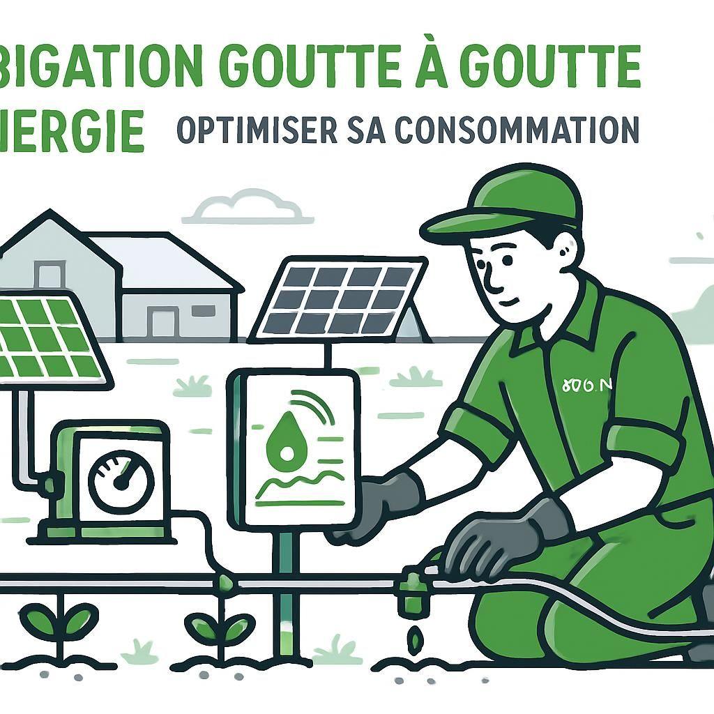 découvrez comment optimiser la consommation d'énergie de votre système d'irrigation goutte à goutte pour une efficacité maximale et des économies durables.